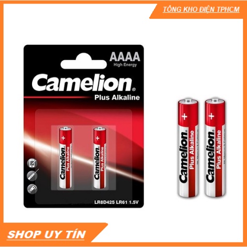 Pin 4a pin AAAA Plus Alkaline (1,5V) Camelion, Pin 4A LR8D425 LR61( 2 viên/ vỉ)