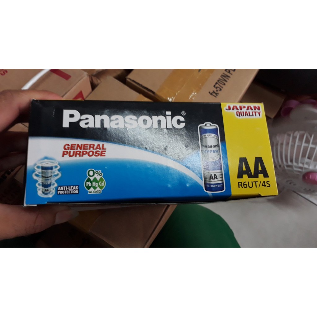 Hộp 60 Viên Pin AA Panasonic R6UT/4S