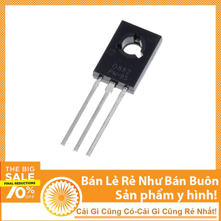 Transistor D882 TO-126 30V 3A NPN