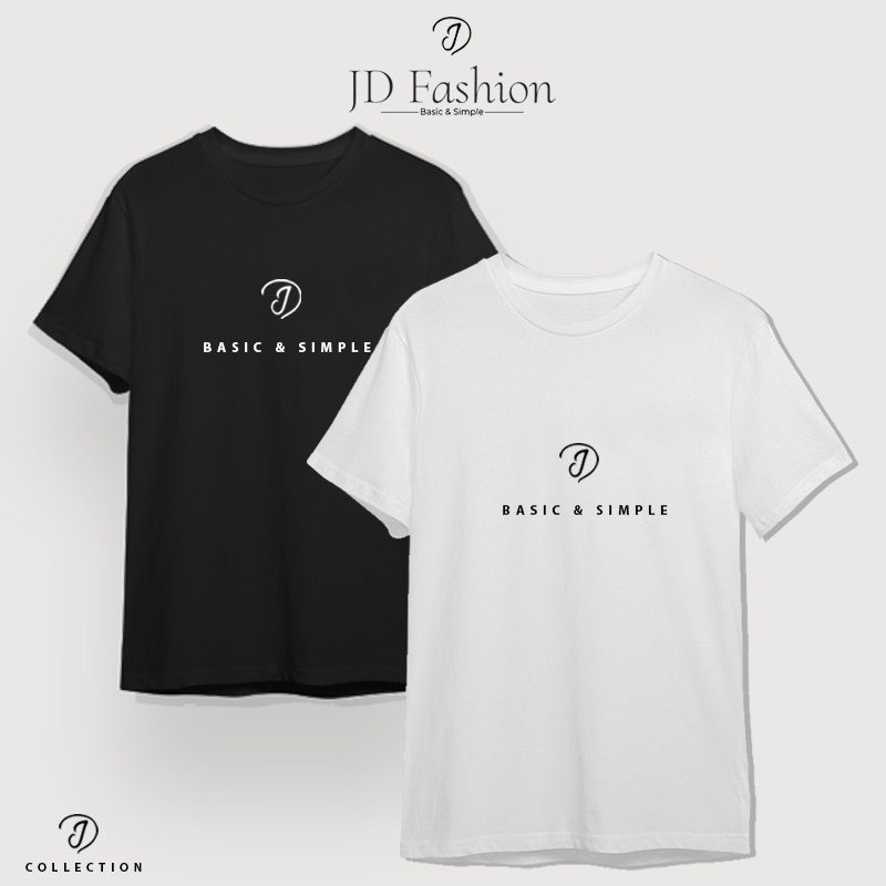 Áo thun nam nữ tay ngắn unisex JD Fashion in chữ chất liệu cotton cao cấp dày dặn mềm mịn thoáng mát jd01