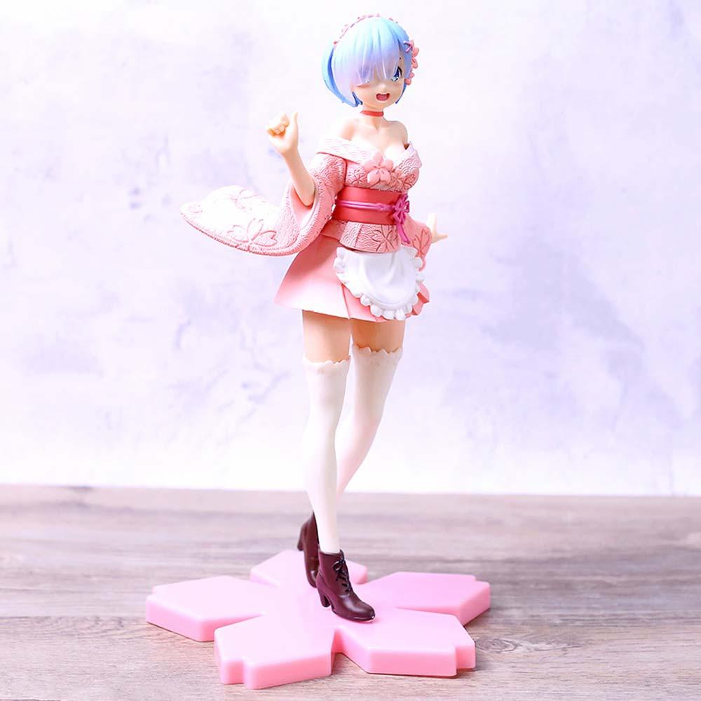 Mô Hình Nhân Vật Rem Anime Life in a Different World blossoms Để Bàn Trang Trí