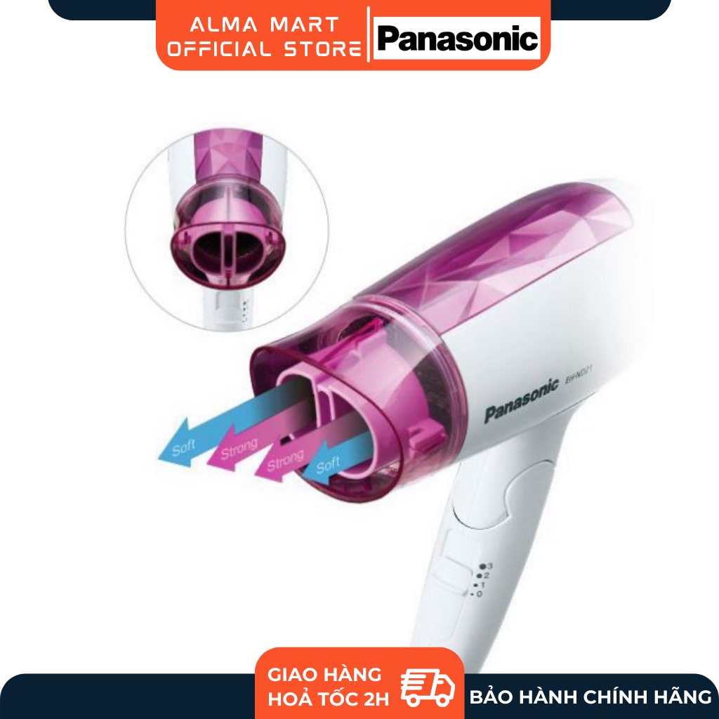 Máy Sấy Tóc Panasonic EH-ND21-P645 - Bảo Hành 12 Tháng - Hàng Chính Hãng