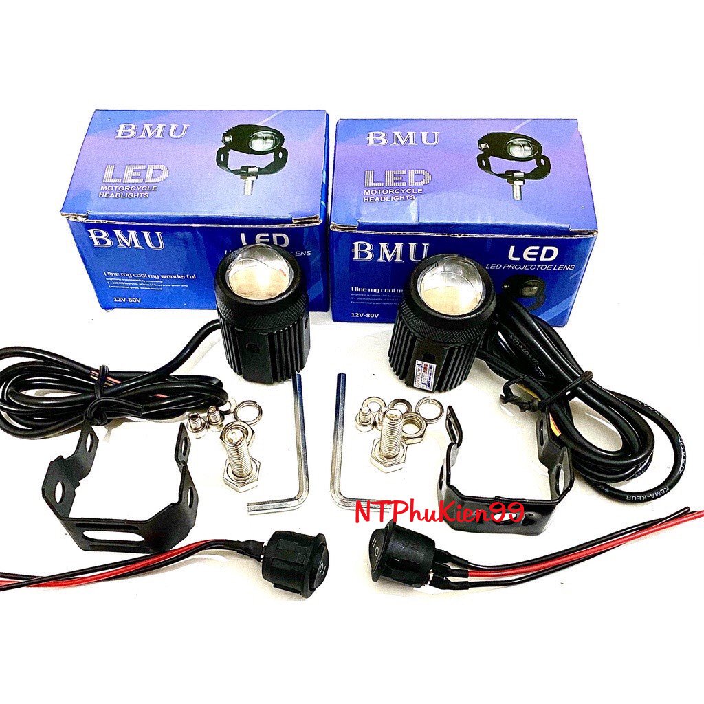 Đèn Trợ Sáng Bi Cầu Mini 2 Màu - Hàng Chuẩn Loại 1 BMU -Bảo Hành 1 Năm