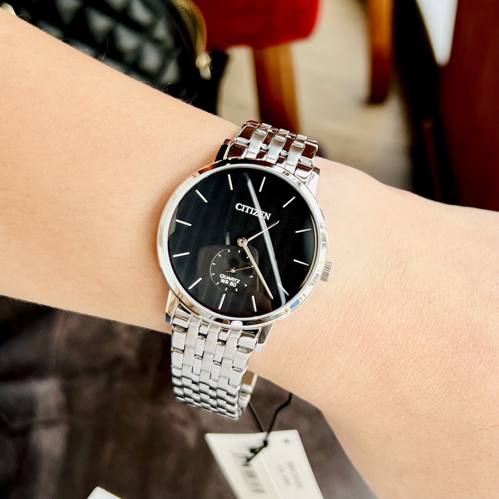 Đồng hồ kim nam dây thép Citizen Quartz BE9170-56A Japan