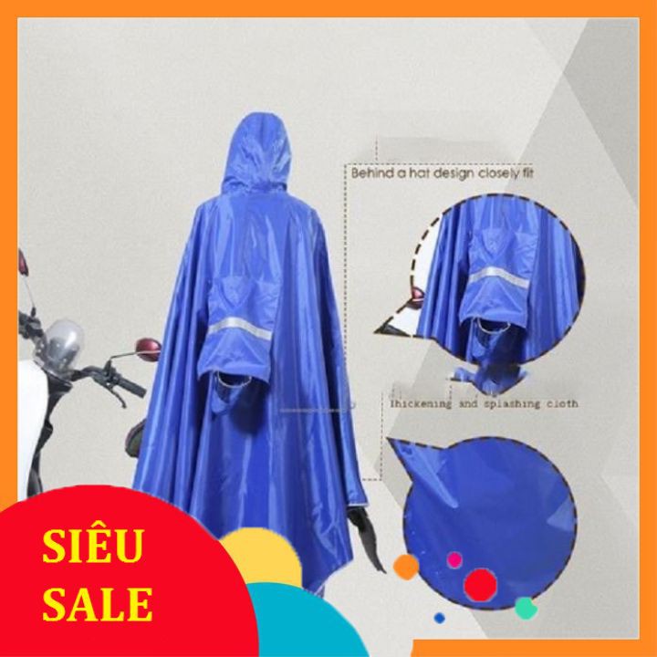Áo mưa 2 đầu kích thước to nhất có kính che chắn mặt