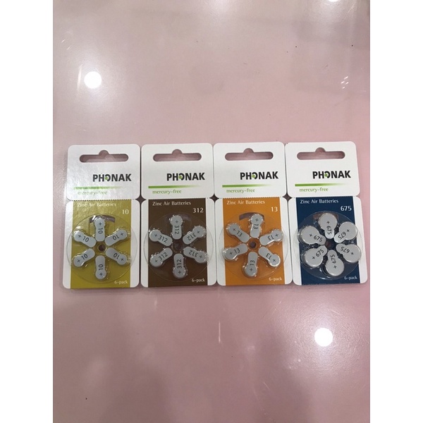 Pin máy trợ thính size 13 Phonak