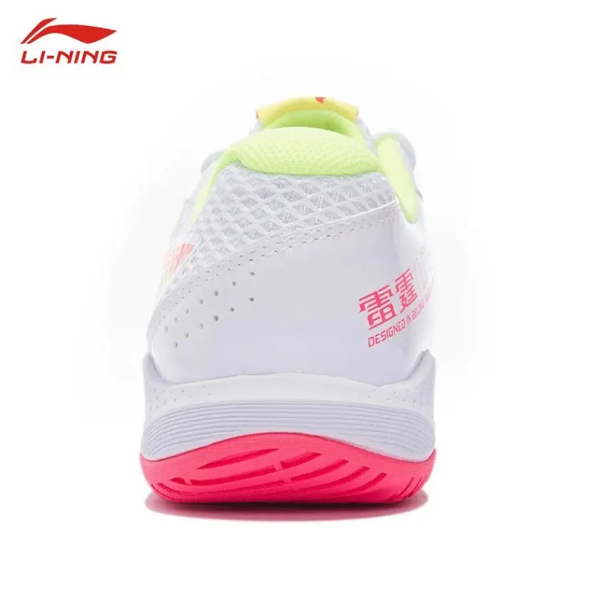 Giày cầu lông chính hãng Lining Thunder Lite AYTS020-1 mẫu mới màu trắng cho cả nam và nữ