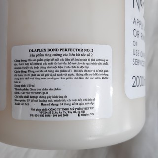 HẤP PHỤC HỒI TÓC HƯ TỔN OLAPLEX No2 2000ML