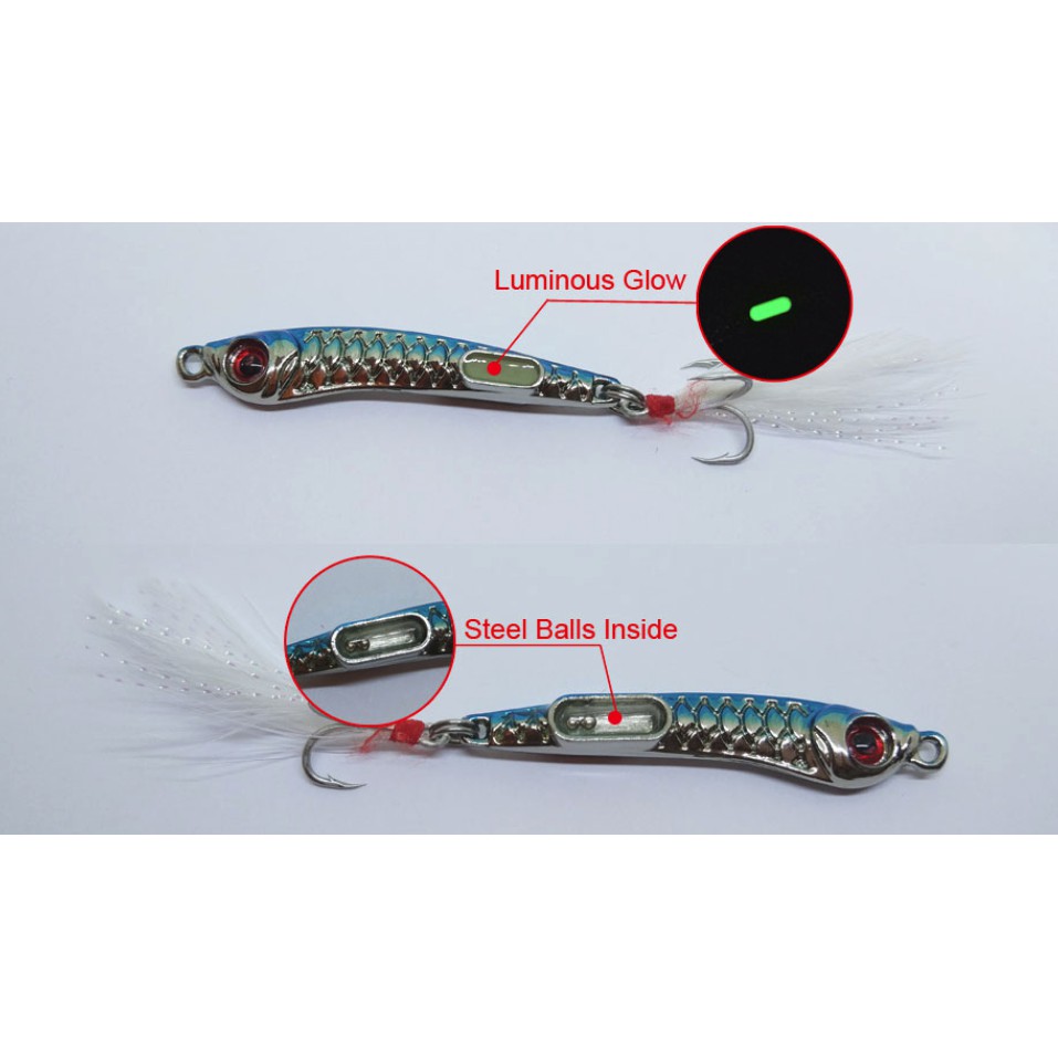 Mồi câu cá giả 10g/ 15g nhiều màu sắc tùy chọn hiệu quả mới