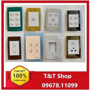 Mặt 4,5,6 công tắc âm tường Lioa