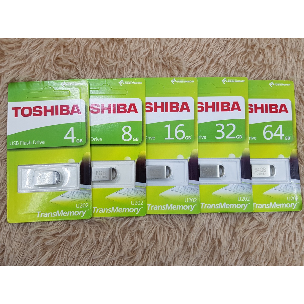 Usb 64gb/32gb/16gb/8gb/4gb Siêu Nhỏ Toshiba U22 Lưu Trữ Dữ Liệu, Chống Nước, Vỏ Kim Loại