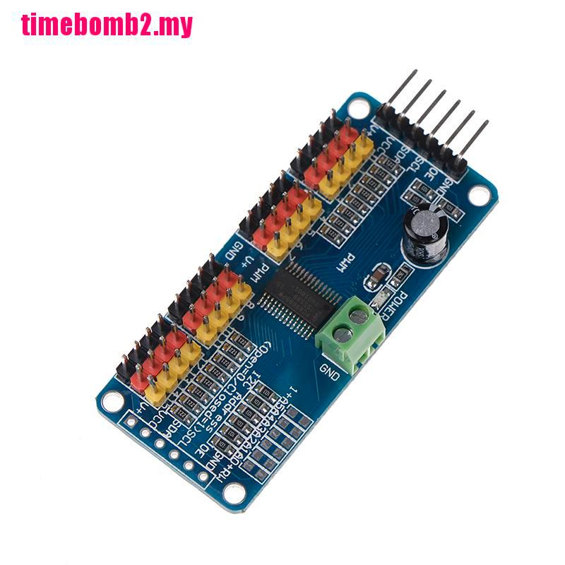 Mô Đun Điều Khiển Động Cơ Servo 16 Ch 12-bit Pwm I2C Pca9685 Cho Arduino