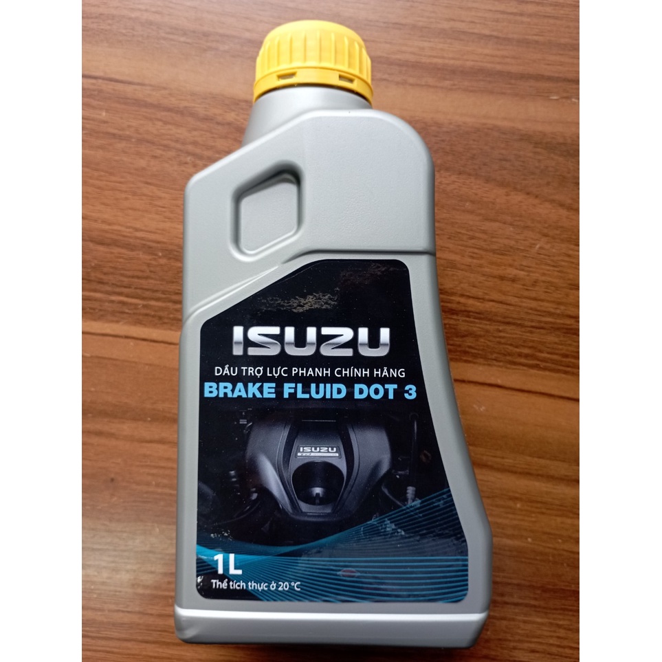 Dầu trợ lực phanh chính hãng Isuzu - Brake Fluid DOT 3 1 lít - 7160030002 thumbnail