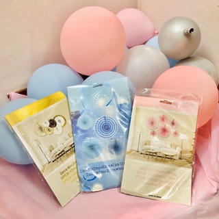 Bộ 6 quạt giấy trang trí tiệc