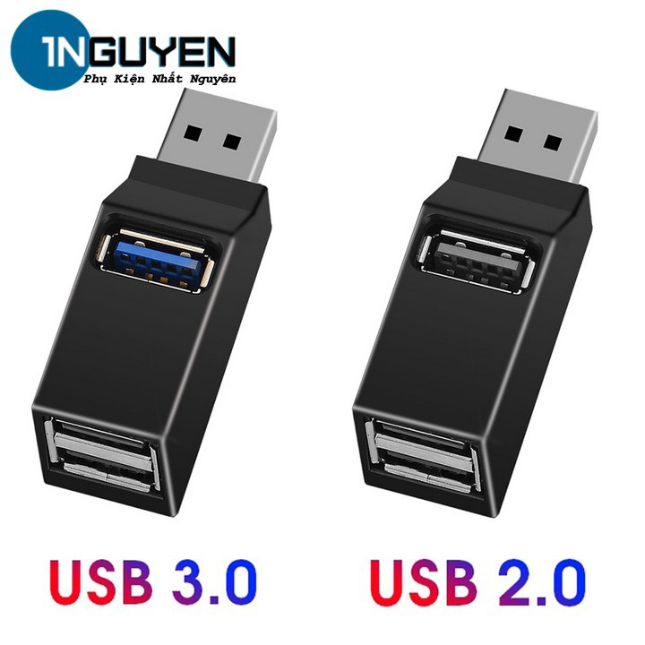 Hub USB 3.0 bộ chia cổng USB 3 cổng tốc độ cao, mini, tiện dụng