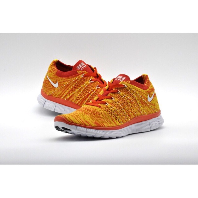 GIÀY THỂ THAO FREE FLYKNIT 5.0 YELLOW GRAY WHITE MESH FABRIC MEN | BigBuy360 - bigbuy360.vn