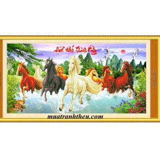 Tranh thêu mã đáo thành công 5d 222938