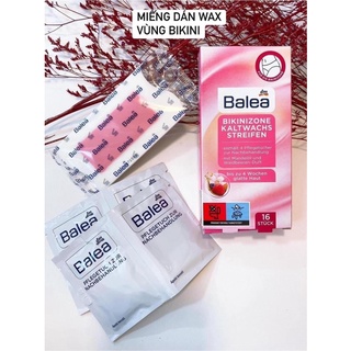 Miếng sáp lạnh tẩy lông mặt balea chuyên dùng tẩy lông vùng mặt như ria mép môi, vùng trán, cắm và má