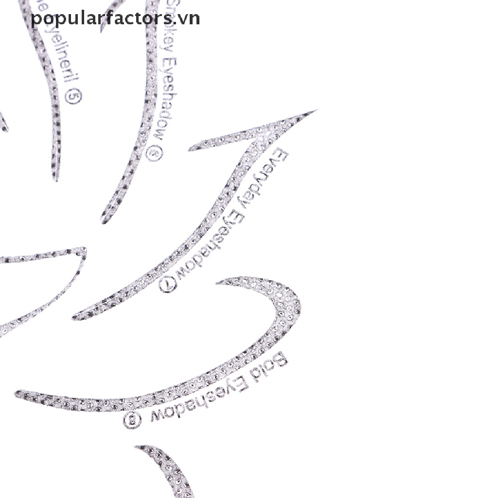 1 Khuôn Kẻ Mắt / Lông Mày Hình Đôi Cánh Độc Đáo