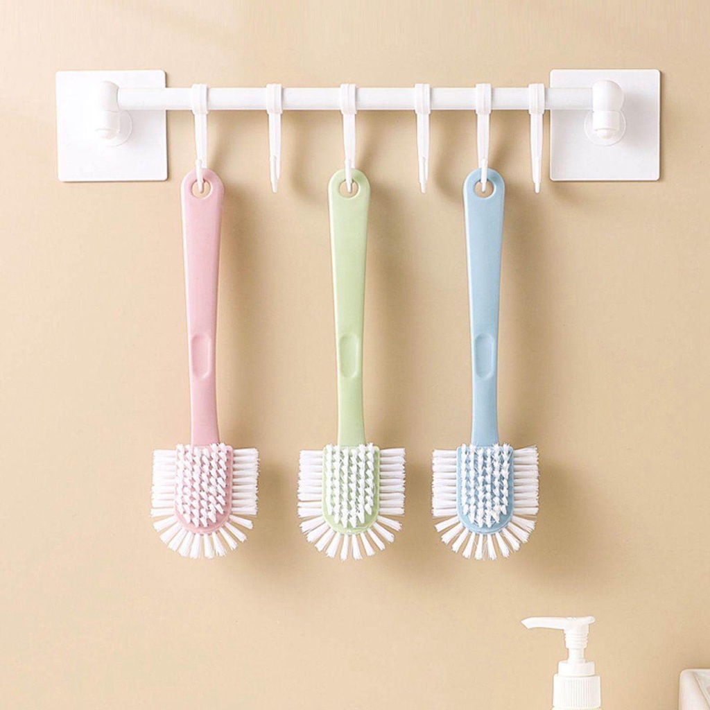 YIYU 1 Bàn Chải Vệ Sinh Giày Cán Dài