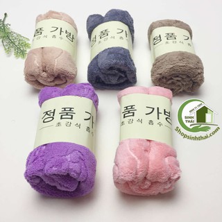 Khăn mặt lông cừu bông xuất Hàn cao cấp - 30cm x 50cm - giao màu ngẫu nhiên