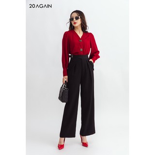 Quần Âu Cạp Đai Cài 20AGAIN QAA0908