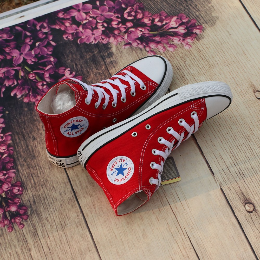 Giày Cv Đỏ Tươi Nam Cổ Cao [+3 Tất] | BigBuy360 - bigbuy360.vn