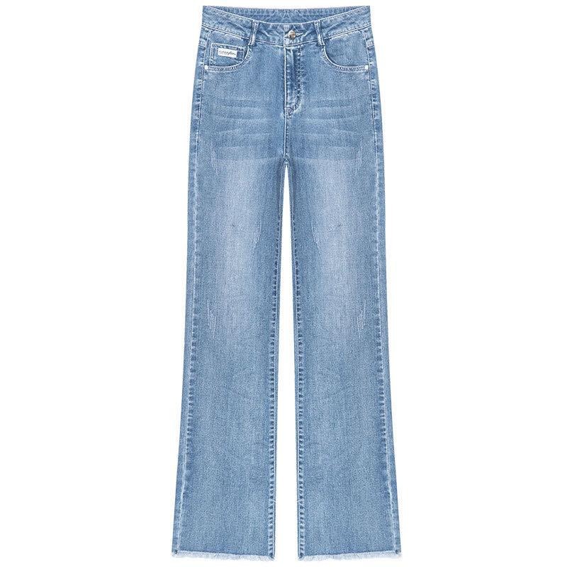 1M135 - Quần jean nữ dài ống rộng hàng nhập - giá 630k