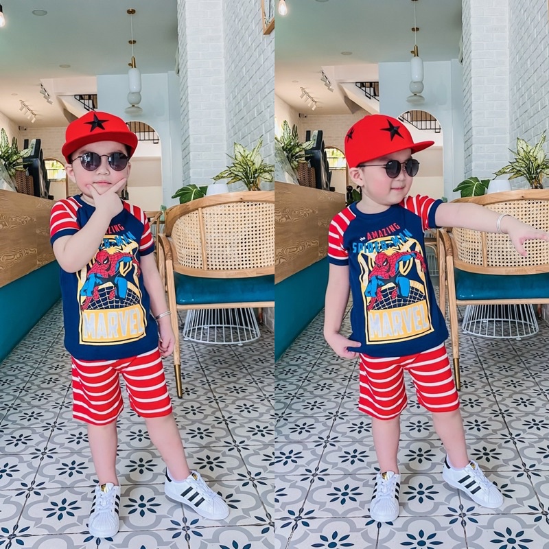 Bộ lửng đùi cotton borip NGHĨA BABY cho bé trai vải xuất xịn mịn mát phù hợp đi chơi, đi học, mặc nhà đẹp