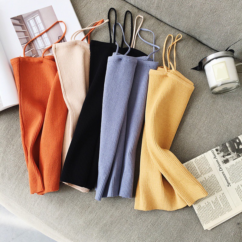 [Baywellfashion]Áo sát nách màu trơn dáng ôm cho nữ | BigBuy360 - bigbuy360.vn