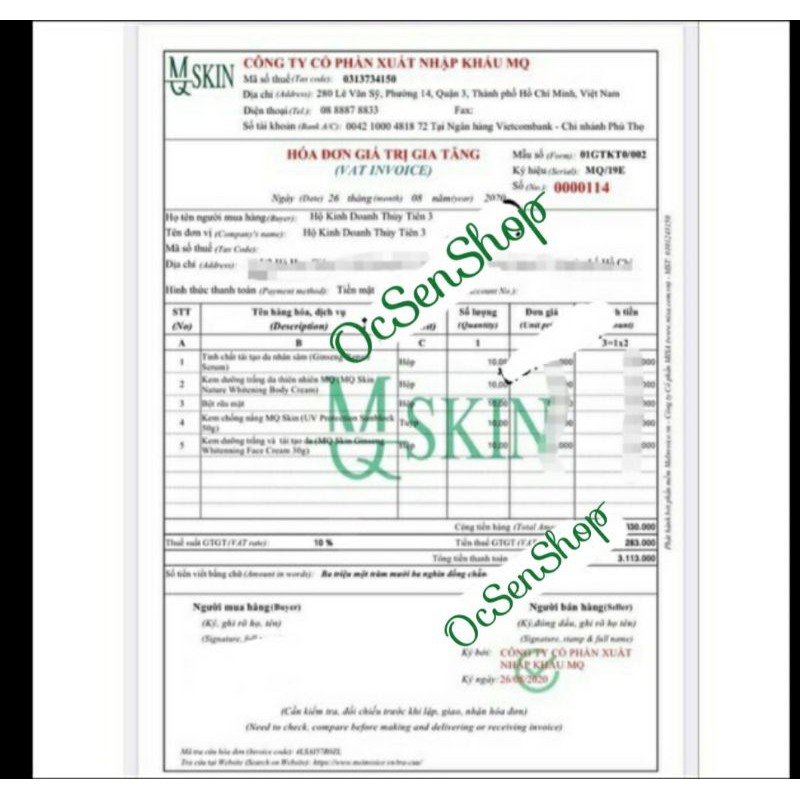 Serum Tái Tạo Da Nhân Sâm  MQ 80ml | BigBuy360 - bigbuy360.vn