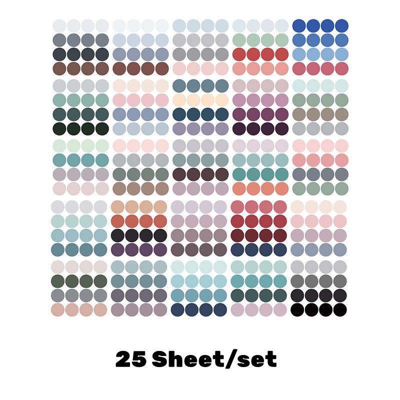 Miếng Dán Trang Trí Họa Tiết Chấm Bi Xinh Xắn