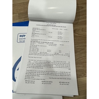 [ SỔ ĐẶT CỌC NHÀ ĐẤT ]