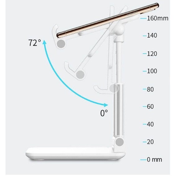 Giá đỡ điện thoại để bàn thông minh gấp gọn - Kệ đỡ ipad, máy tính bảng đa nặng tiện dụng