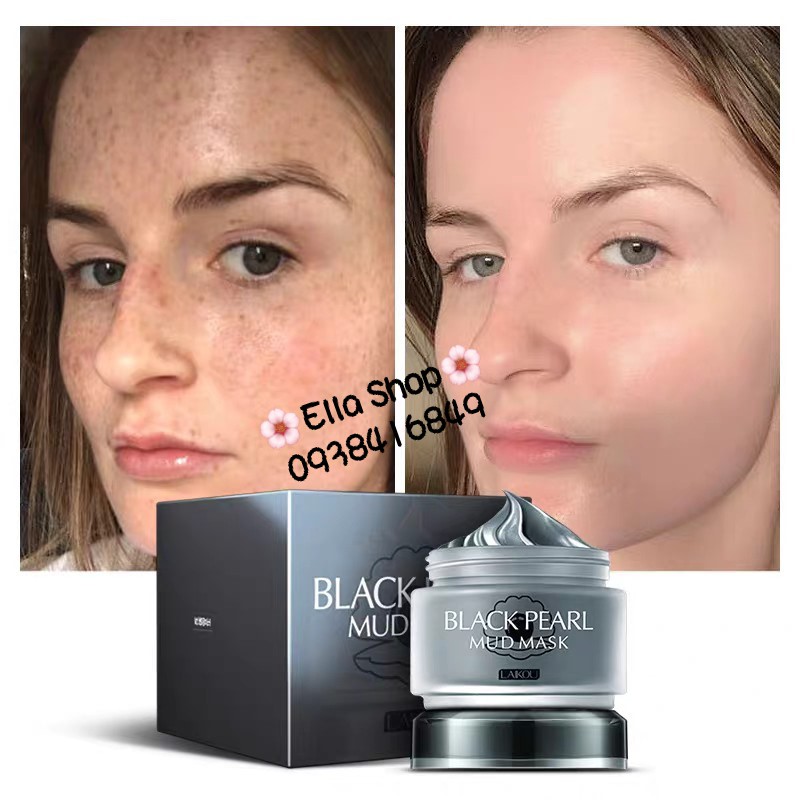 MẶT MẠ BÙN đất sét Ngọc Trai đen Black peal MUD MASK🌸 chính hãng