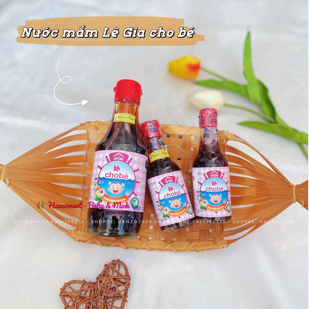 Nước mắm Lê Gia cho bé ăn dặm 60ml