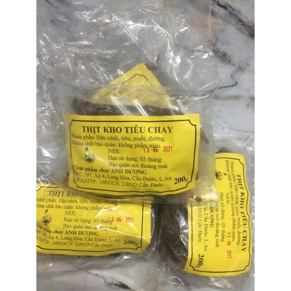 Thịt kho tiêu chay Ánh Dương 200g