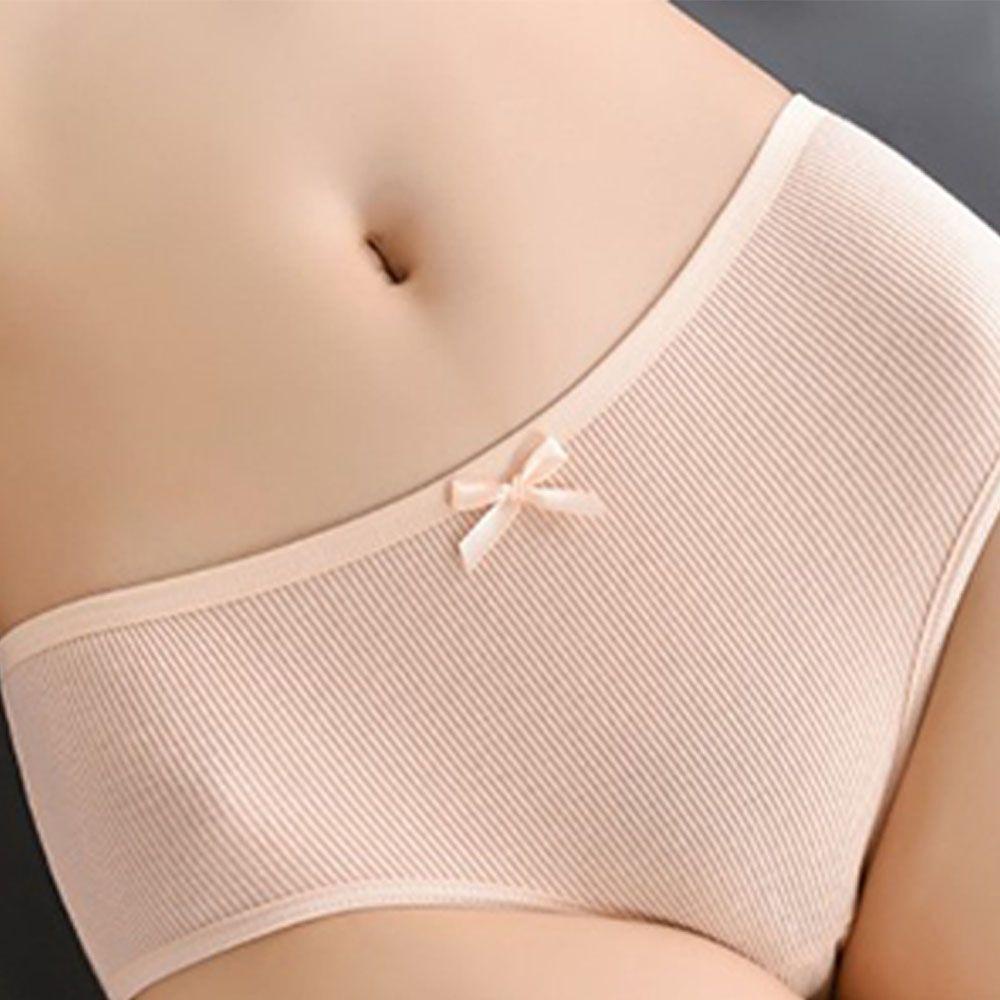 DIACHAVN Quần Lót Cotton Lưng Vừa Màu Vàng Mới Muliticolour Cho Nữ