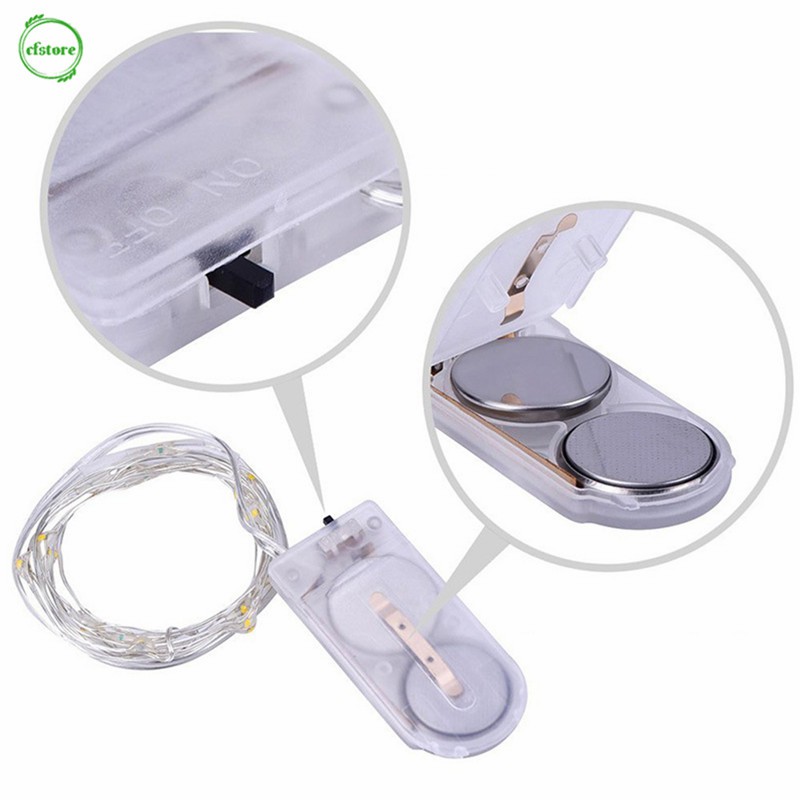 Dải đèn LED 1M chạy pin chuyên dụng cho trang trí Giáng Sinh
