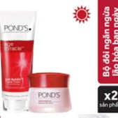 Sữa rửa mặt 100g & kem ngăn ngừa lão hóa Pond's ban ngày SPF 18 PA++ 50g