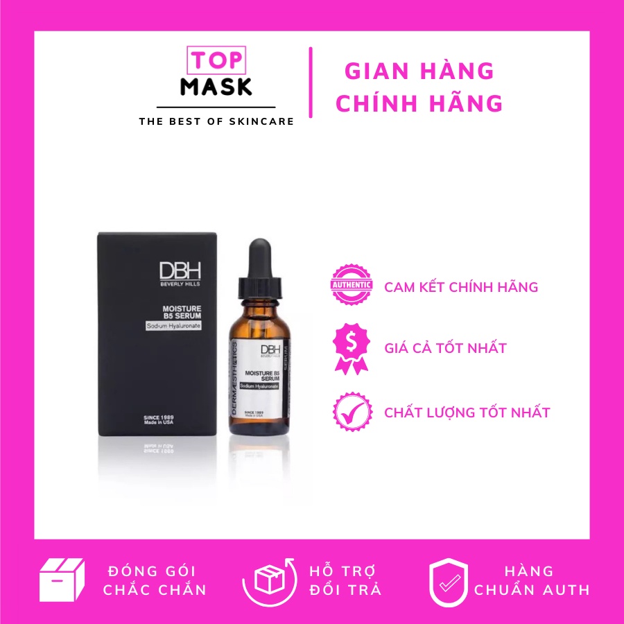 [CHÍNH HÃNG] Tinh chất hỗ trợ phục hồi tái tạo da DBH Moisture B5 Serum Sodium Hyaluronate