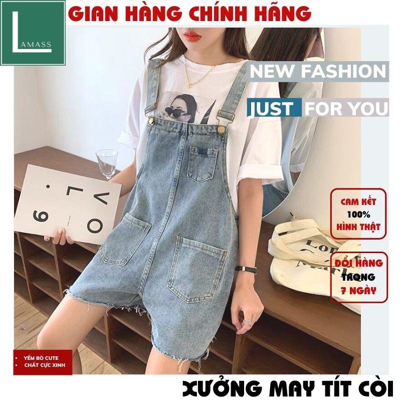 (ẢNH THẬT) yếm nữ 💚quần yếm jean nữ ,jean nữ cực xinh ,phong cách bánh bèo, vintage ,trẻ trung hàn quốc ulzzang LAMASS | BigBuy360 - bigbuy360.vn
