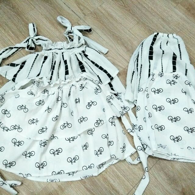 ĐỒ BỘ 2 DÂY MẶC NHÀ SIÊU XINH