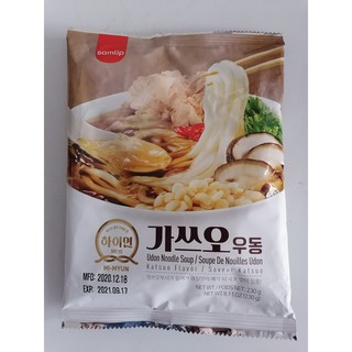 [230g – Nâu] Mì Udon Katsuo [Korea] HI MYUN Udon Noodle Katsuo Flavor (btn-hk)