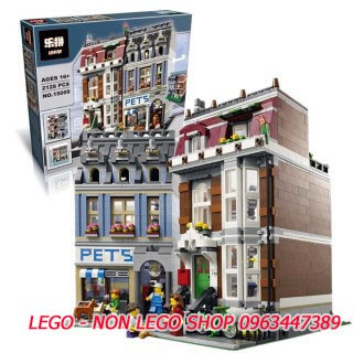 Lepin 15009 , LeJi 99006 ( Mô Hình Cửa Hàng Thú Cưng 2182 khối )