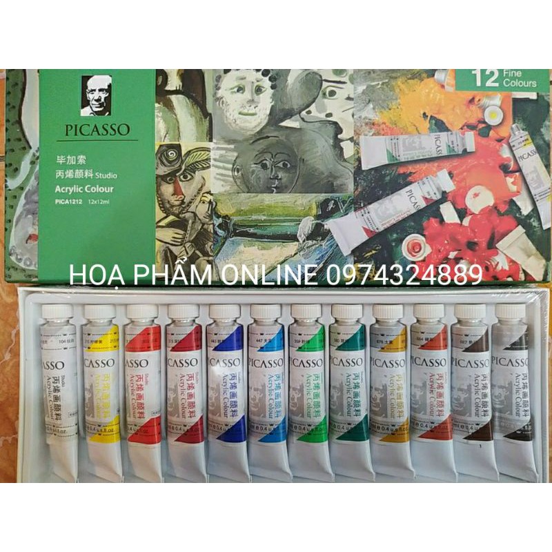 Màu Acrylic Phoenix (12 Màu)