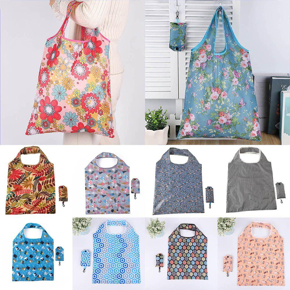 Túi Đựng Đồ Mua Sắm Dạng Gập Tiện Dụng Có Thể Giặt Và Tái Sử
