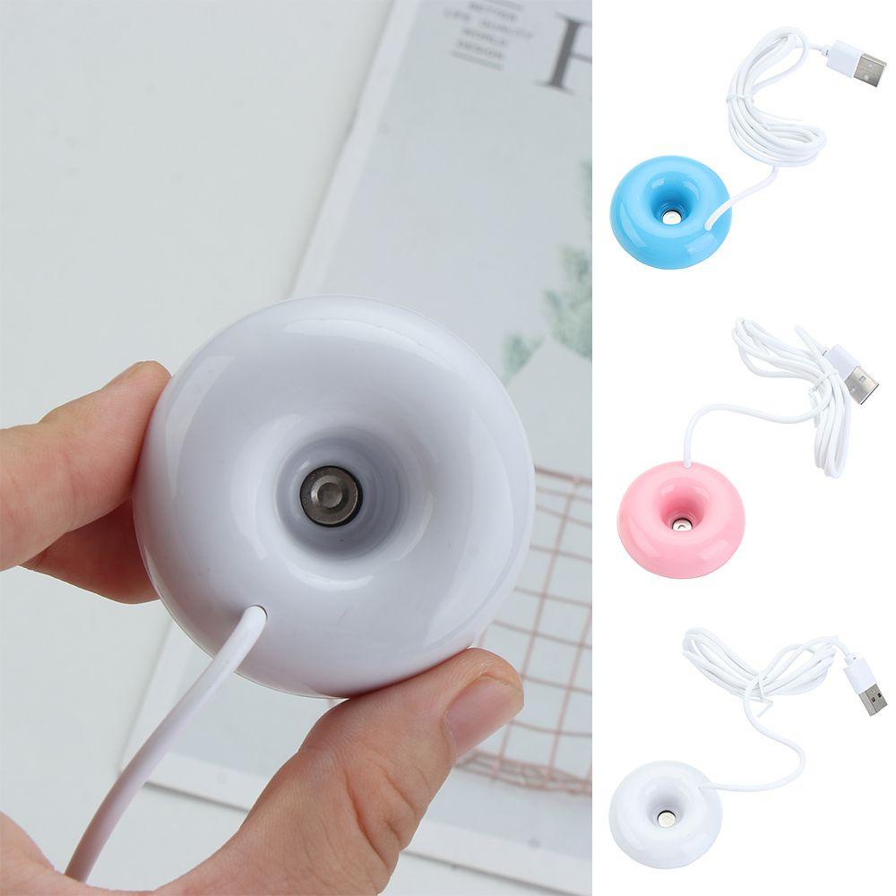 Máy Lọc Không Khí Mini USB Hình Bánh Donut Tiện Dụng
