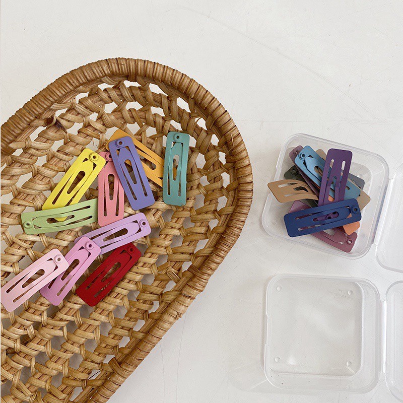 Set 5 chiếc kẹp tóc hình nhỏ xinh mà trơn cho bé đáng yêu