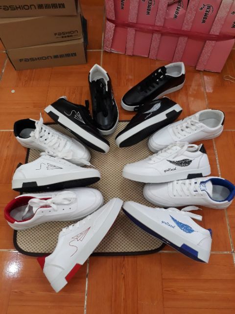 💥 Giày Sneaker Nam Lông Vũ Da PU -N68 | BigBuy360 - bigbuy360.vn